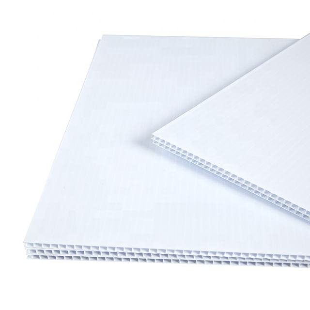 4x8 Black Corflute Correx Coroplast Plate Sheet Cardboard PP Honeycomb Panels Sheets Corrugated sheet