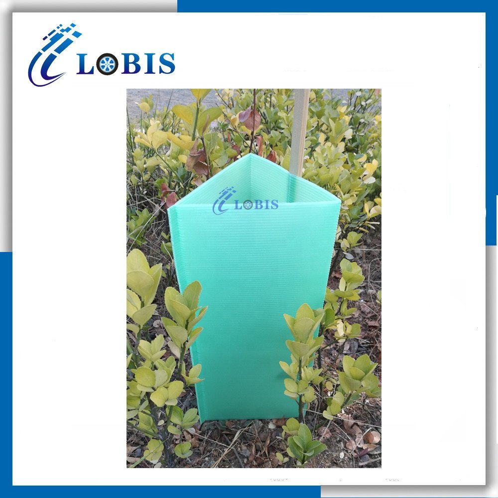 2mm 100% PP or PE plastic round tree tubes/tree shelters /tree guards for protecting plants