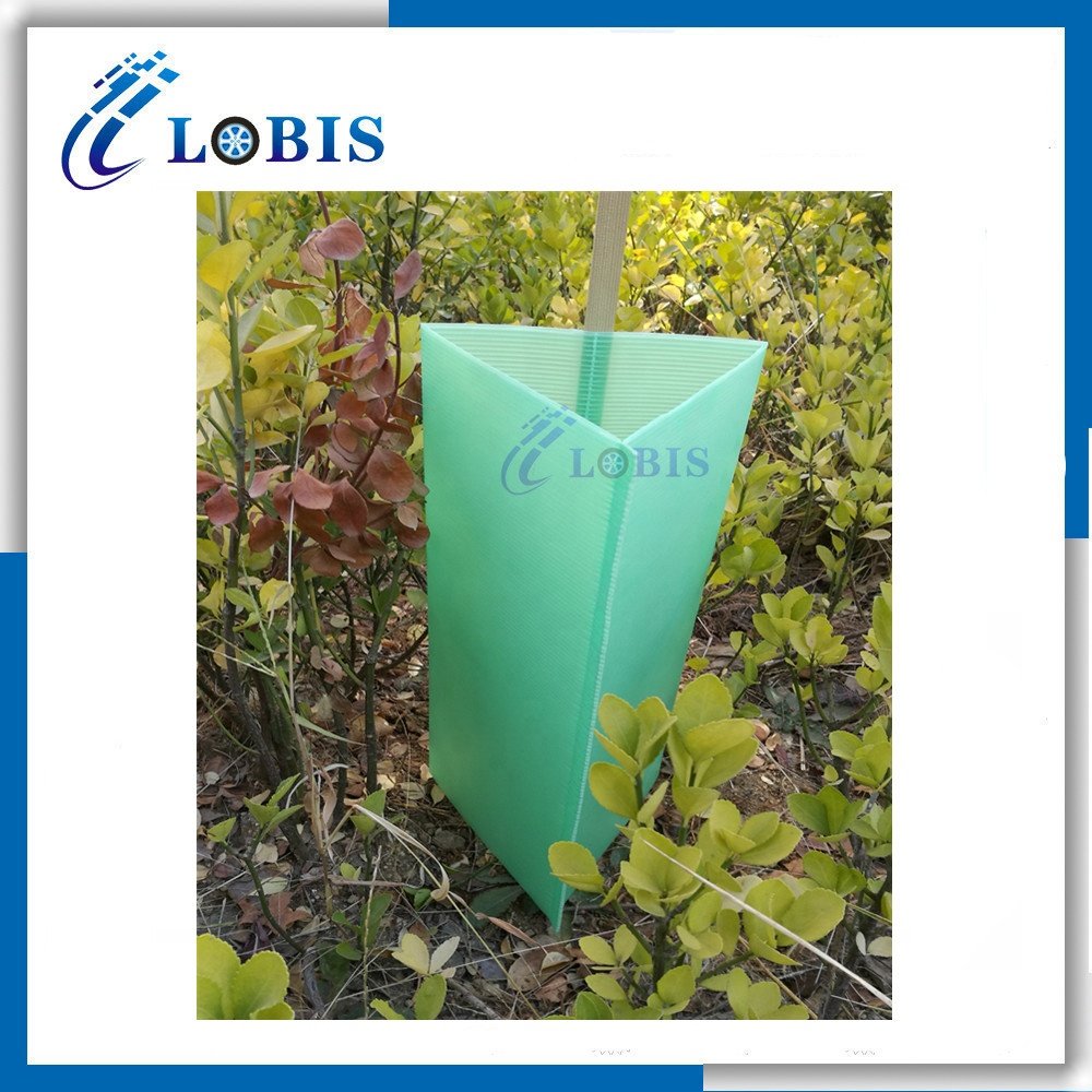 2mm 100% PP or PE plastic round tree tubes/tree shelters /tree guards for protecting plants