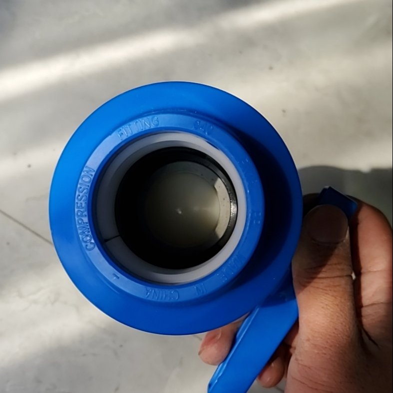 PP Compression Fitting True Union Compression Ball Valve