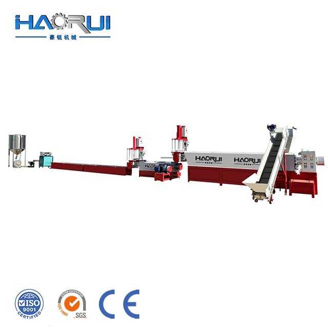 Waste PET/PP/PE/HDPE Plastic Pellet Granules Recycled Extruder Granulator Crushing Machine