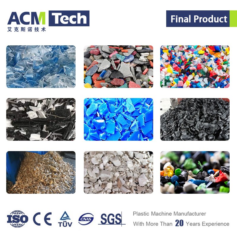 Plastic Shredder Machine Pe Pp Plastic Pipe Lumps Double Shaft Shredder Machine