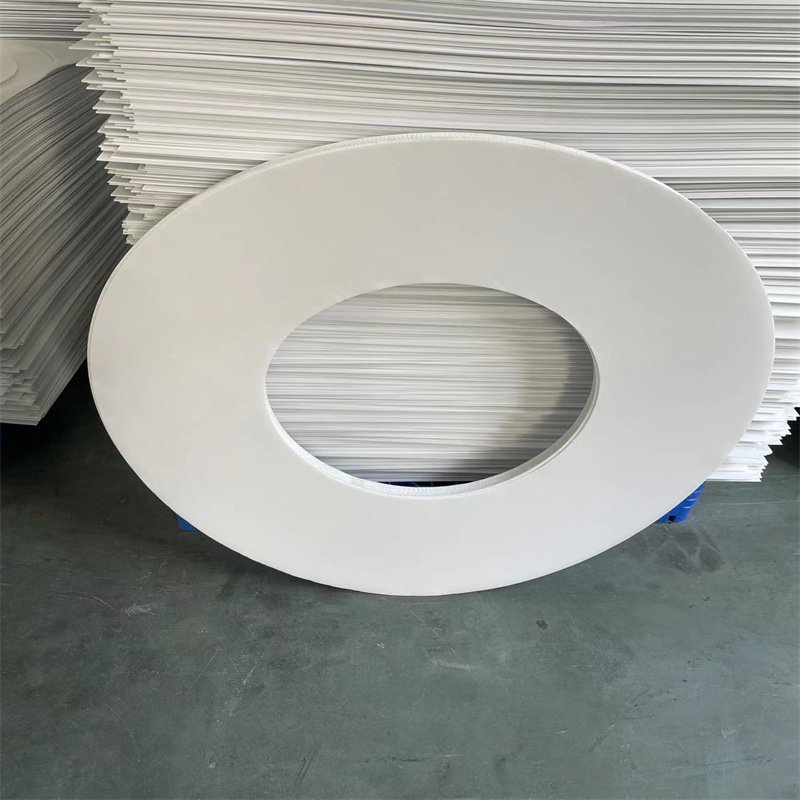 Customized 2mm 1100 x 520 mm Diameter Lightweight Weather & UV Resistance PP Protection Circle