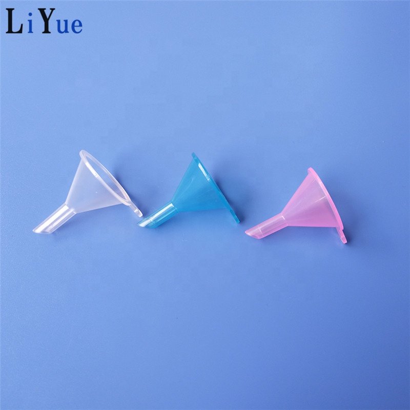 Factory Directly Laboratory Cheap Clear Plastic Funnel, Transparent PP Plastic Mini Perfume dispensing Funnel