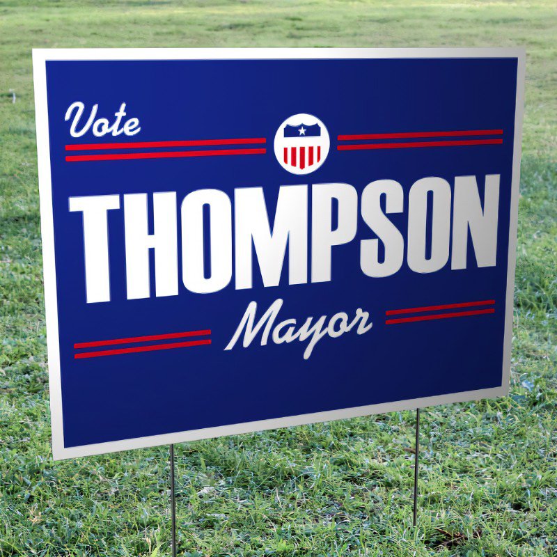 4mm outdoor 18x24 PP plastic lawn yard sign with H strand