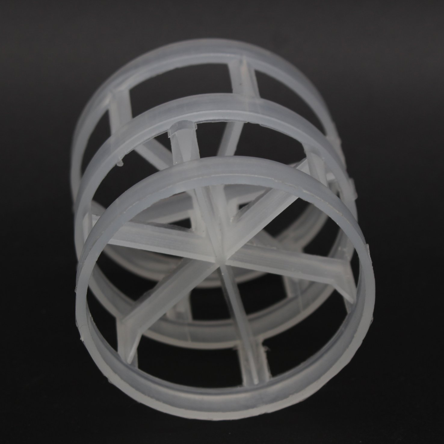Factory Price Different design PP PVC PPH CPVC PVDF Hiflow ring Plastic Pall Ring for Random Packing in scrubbing tower