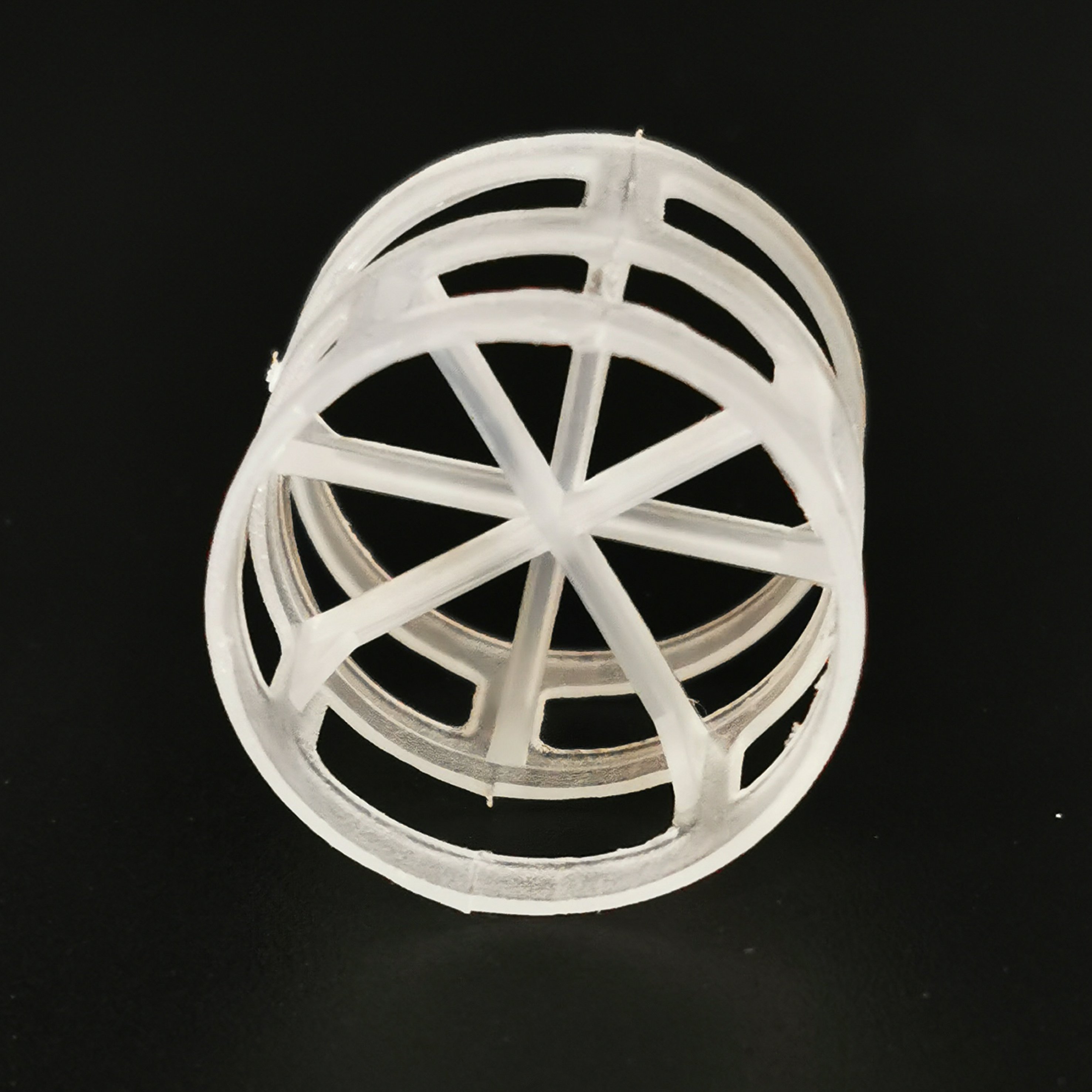 Factory Price Different design PP PVC PPH CPVC PVDF Hiflow ring Plastic Pall Ring for Random Packing in scrubbing tower