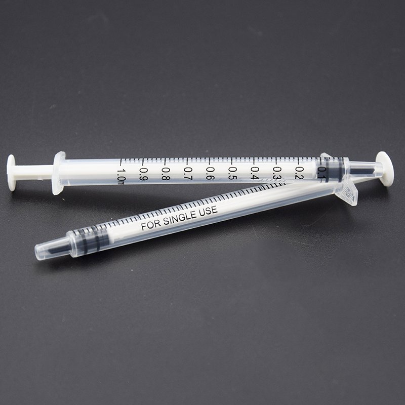 Professional Supply Syringe 1ml PP Plastic Syringe Machine Disposable Syringes