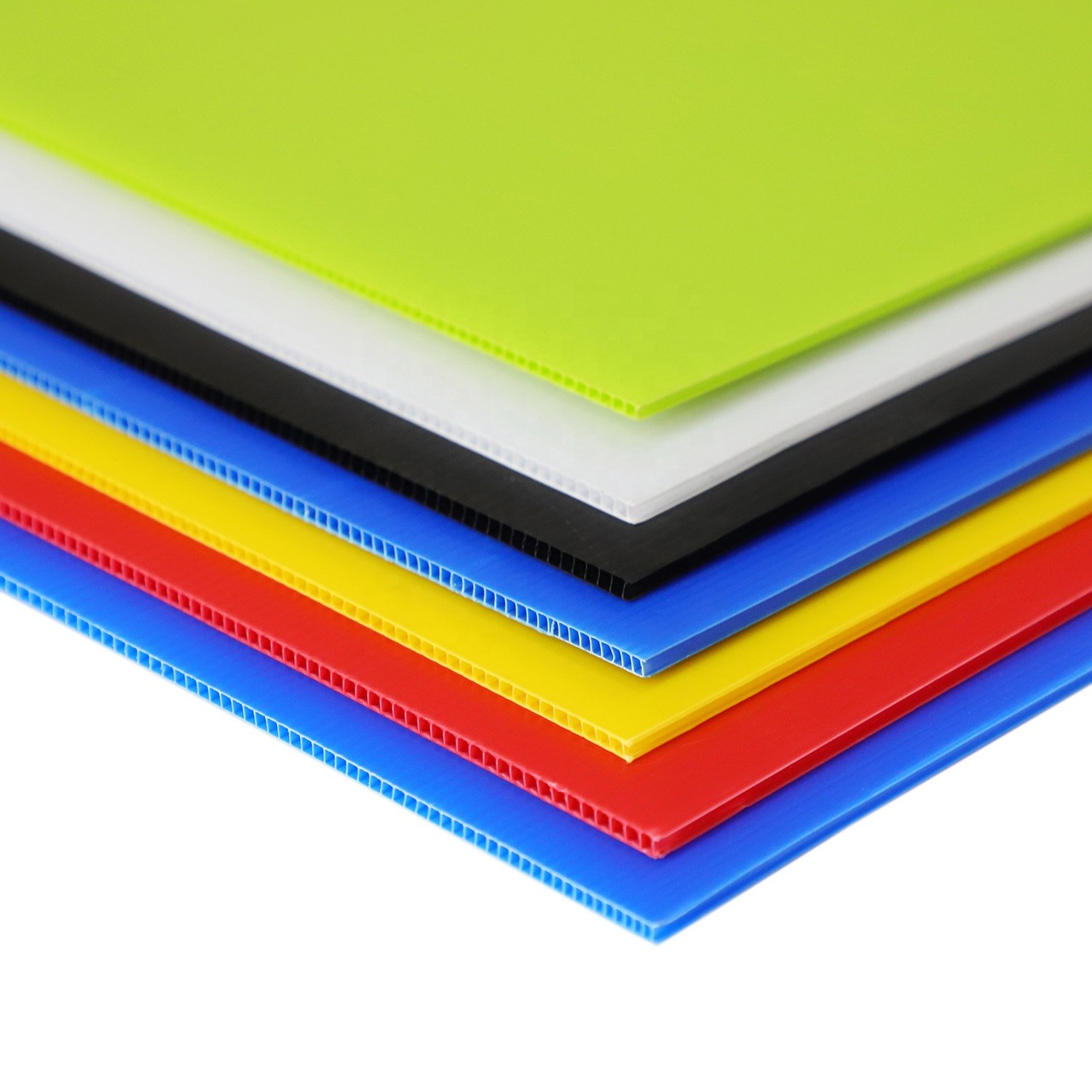 2mm 3mm 4mm Grey 4 x 8 Competitive Prices PP Flute Corrugated Protection Board with Excellent Quality