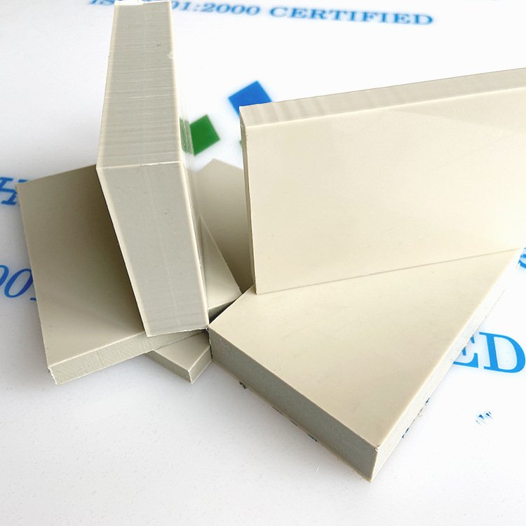 YUNSHI 1.3-1.8 density 1 inch thick white hard rigid pvc plate pp board