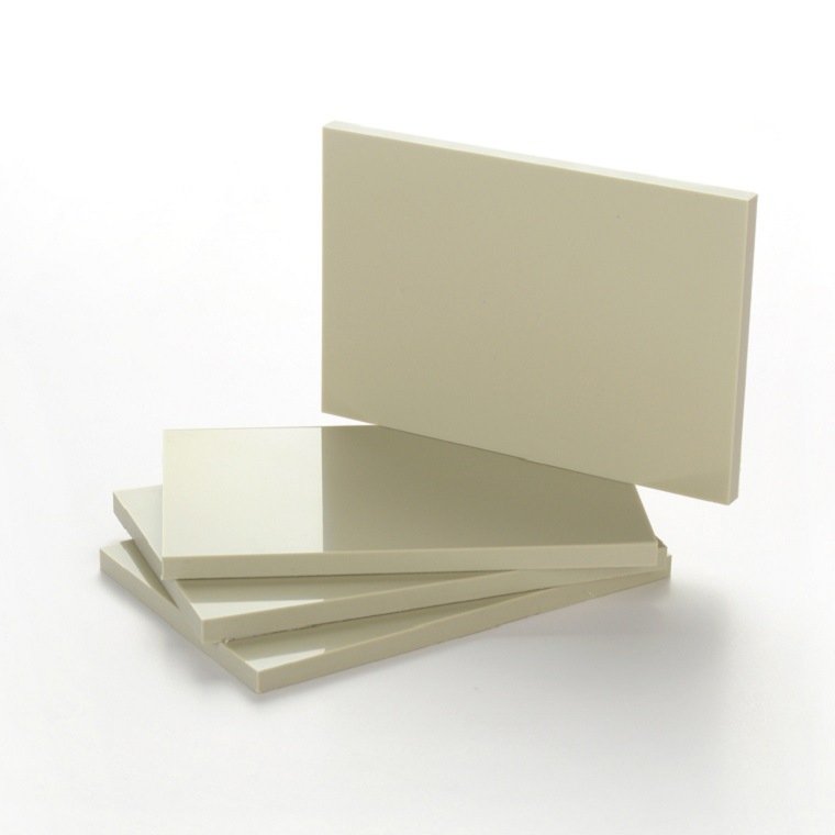 YUNSHI 1.3-1.8 density 1 inch thick white hard rigid pvc plate pp board