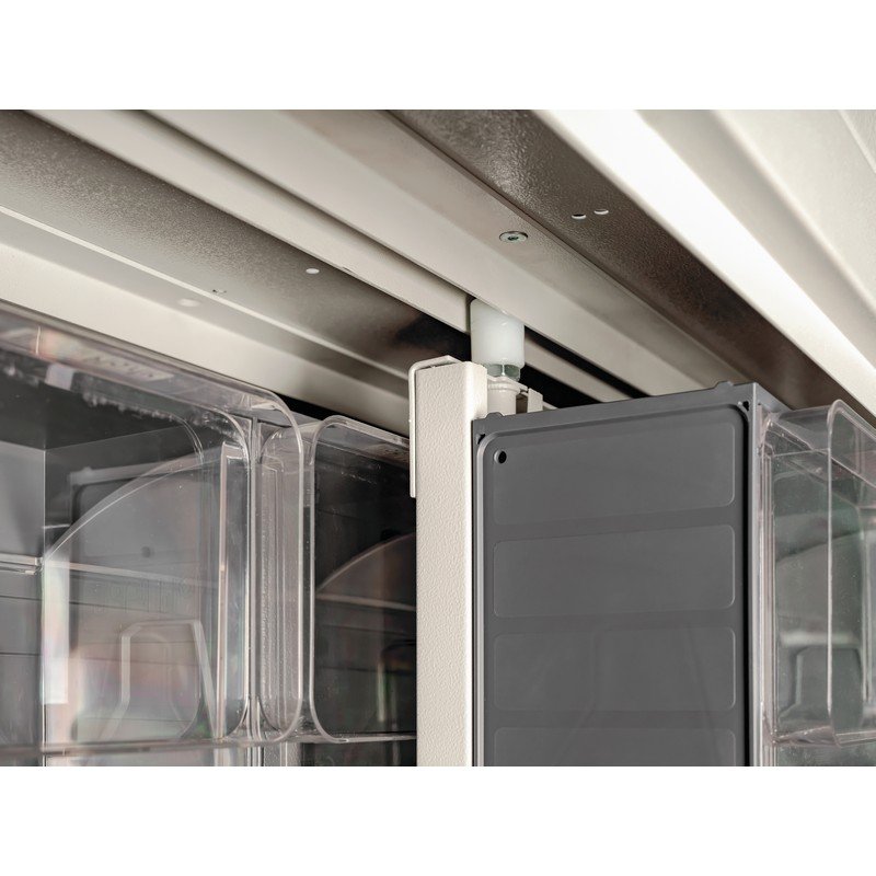 Crystal Box Metal Rack units with modular drawer units resistant to aggressive chemicals and suitable for food