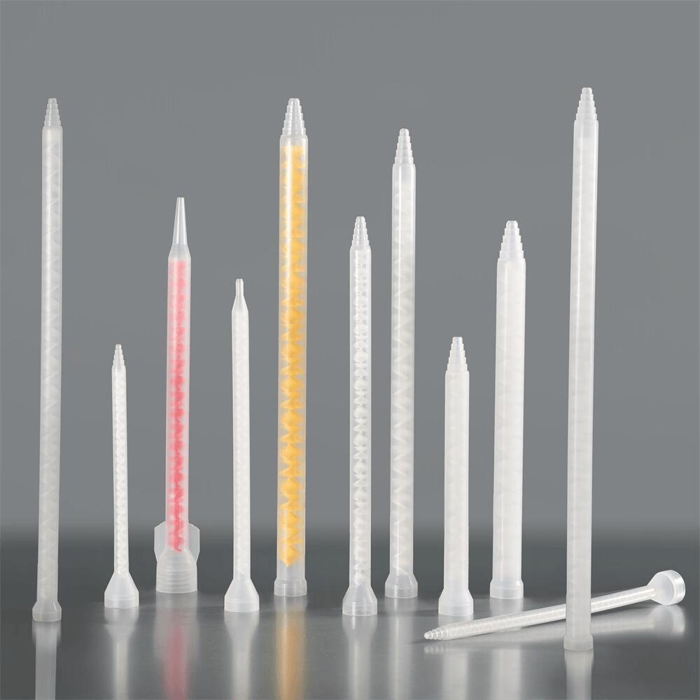 50ML 10:1 PP PBT Empty Plastic Barrel Syringe Dual AB Glue Dispensing Barrel dual barrel syringe side by side cartridge