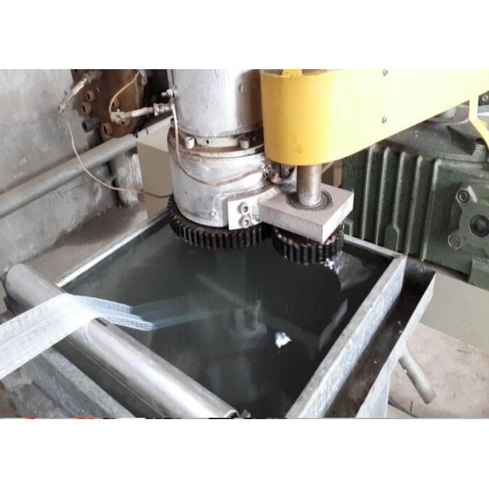 Hede pp pe plastic knotless packaging net making machine watermelon tomato potato net making machine