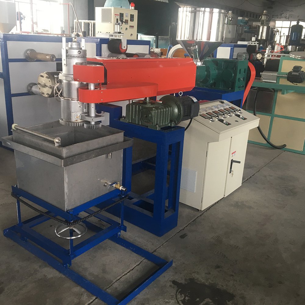 Hede pp pe plastic knotless packaging net making machine watermelon tomato potato net making machine