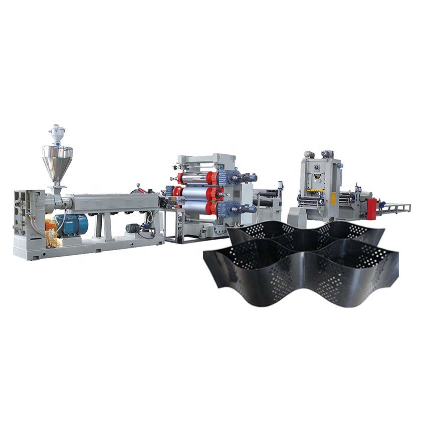 Tongjia PP/PE Geocell machine for prevent and control water and soil loss