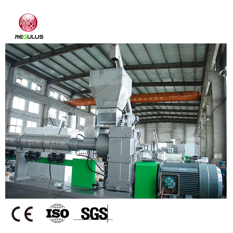 Waste Film Recycling PP PE LDPE HDPE Compactor Pelletizing Line