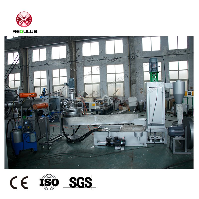 Waste Film Recycling PP PE LDPE HDPE Compactor Pelletizing Line