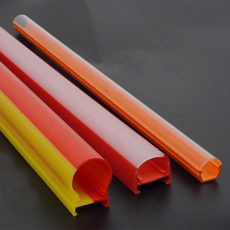 Custom ABS polypropylene Plastic Extrusion profiles design shaped extruded plastic Profiles Flexible PVC Pp Pe Extruded Profile