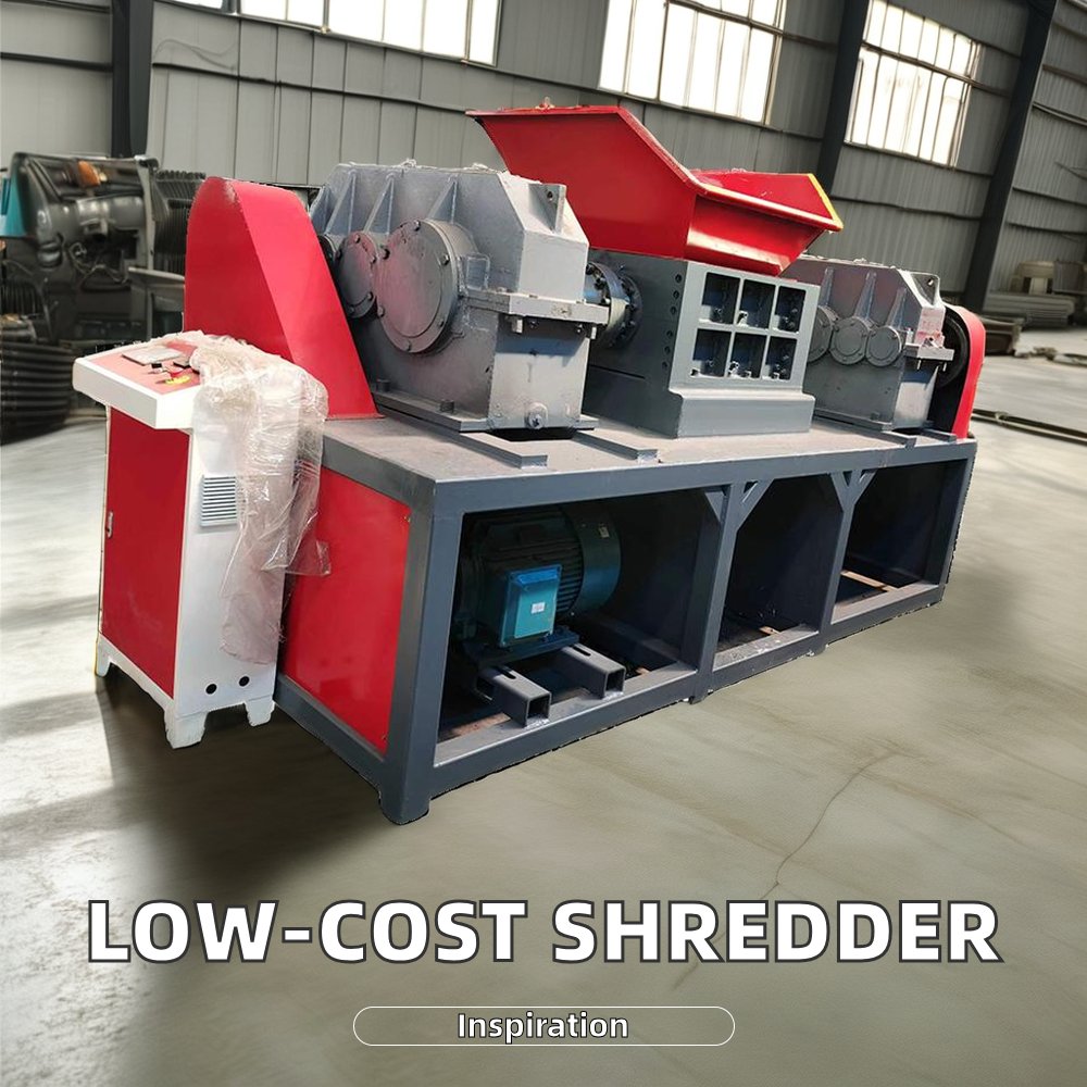 Small Plastic Shredder Recycling Machine Multipurpose with High Durability Made Metal PET PP PE Materials Factory Direct Price