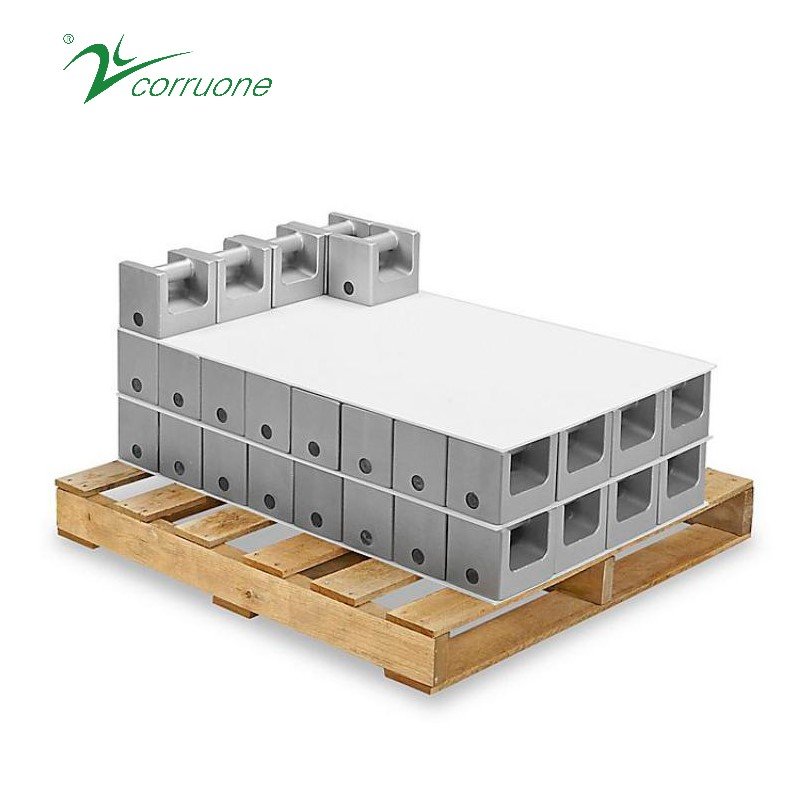 Corruone Durable PP Plastic Layer Pad high Strength PP Corrugated Plastic Sheet plastic dividers for glass bottles