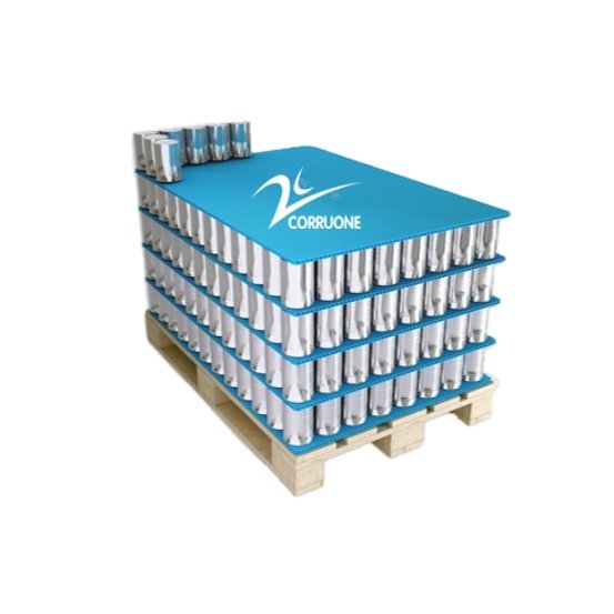 Corruone Durable PP Plastic Layer Pad high Strength PP Corrugated Plastic Sheet plastic dividers for glass bottles