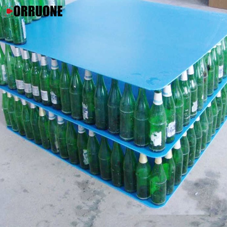Corruone Durable PP Plastic Layer Pad high Strength PP Corrugated Plastic Sheet plastic dividers for glass bottles