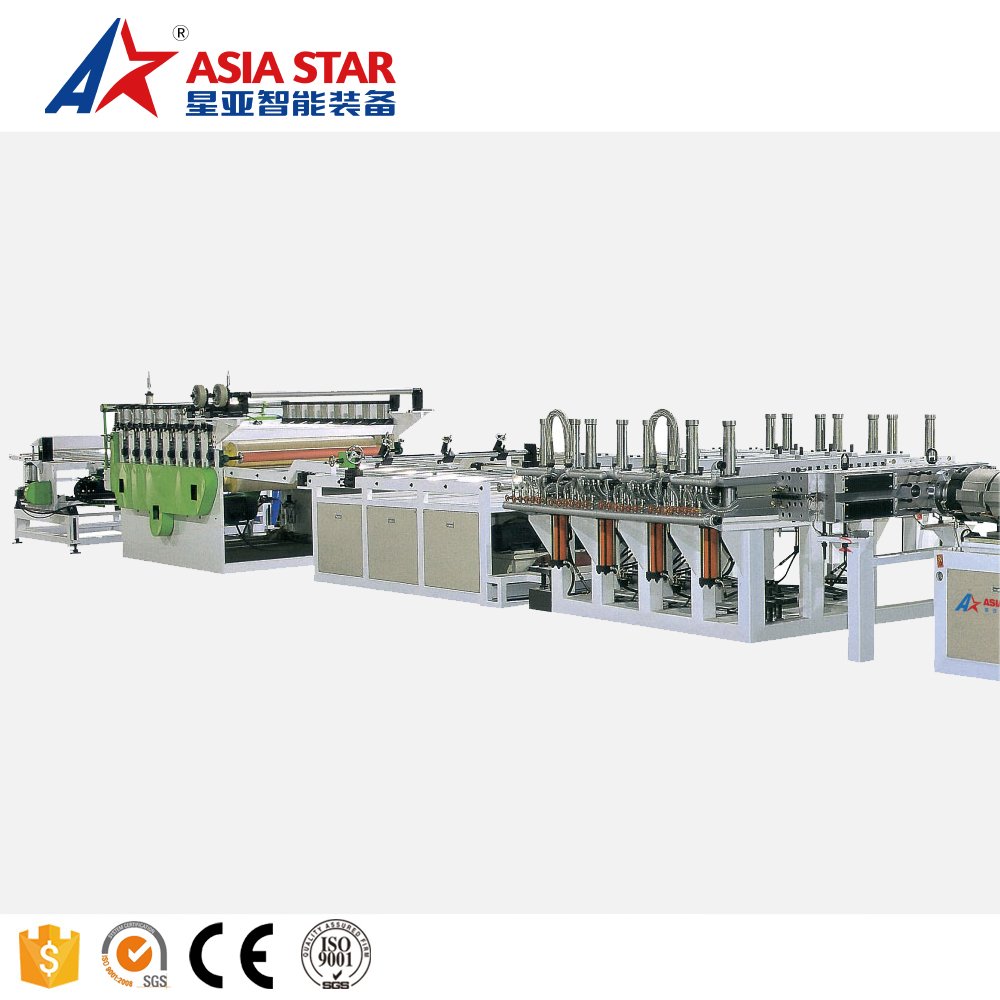 ASIA STAR Multi-Specification PVC/WPC/PP/PE Profile Production Line PVC Plastic Sheet Making Machine
