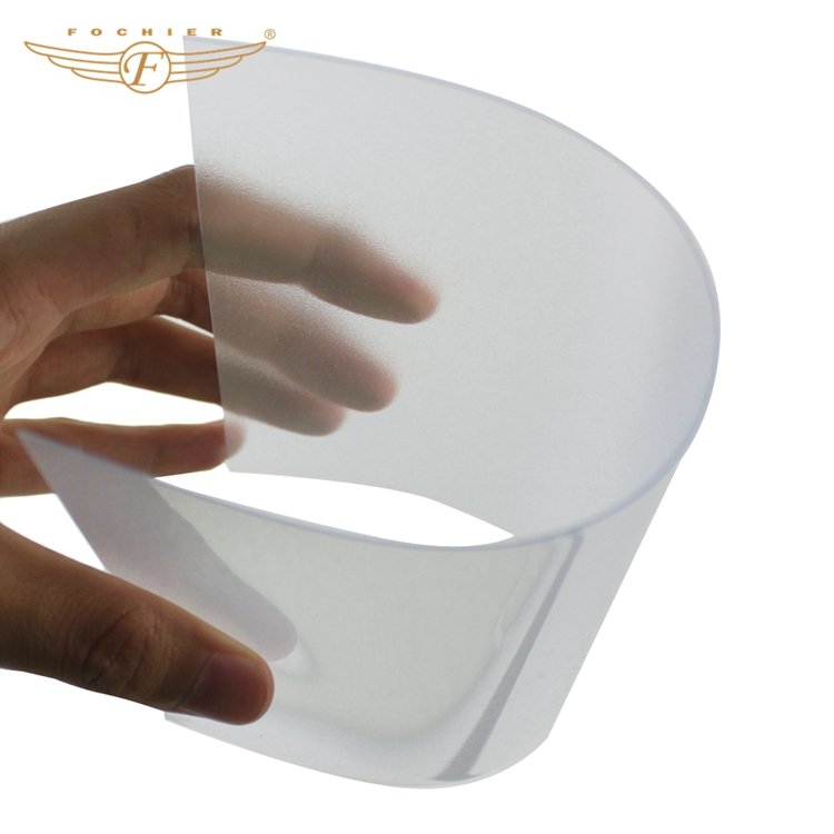 polypropylene sheet two sides frosted finish clear plastic pp sheet for folder