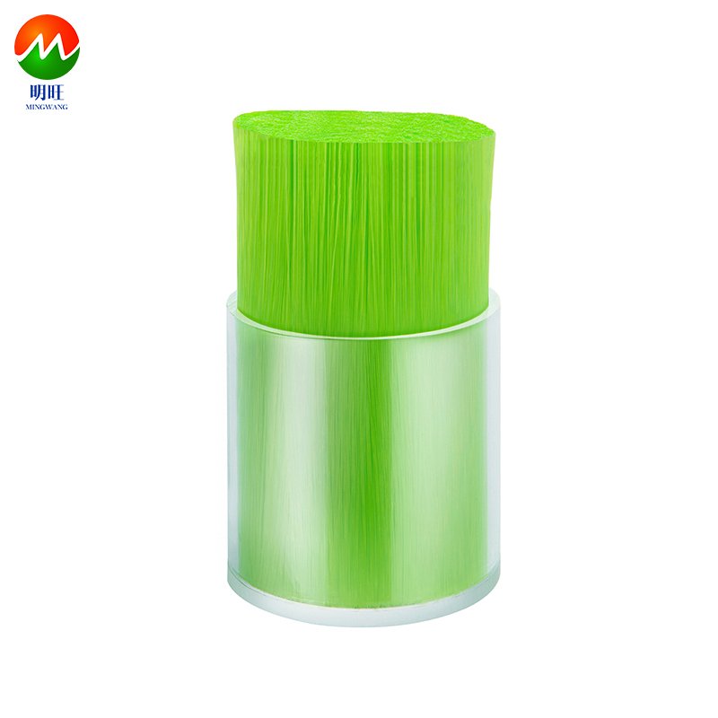 Waved Crimped Straight Flat Round Cross Synthetic Plastic Bristles Fiber Polyester PP Pet PBT Nylon PA Polyamide filament