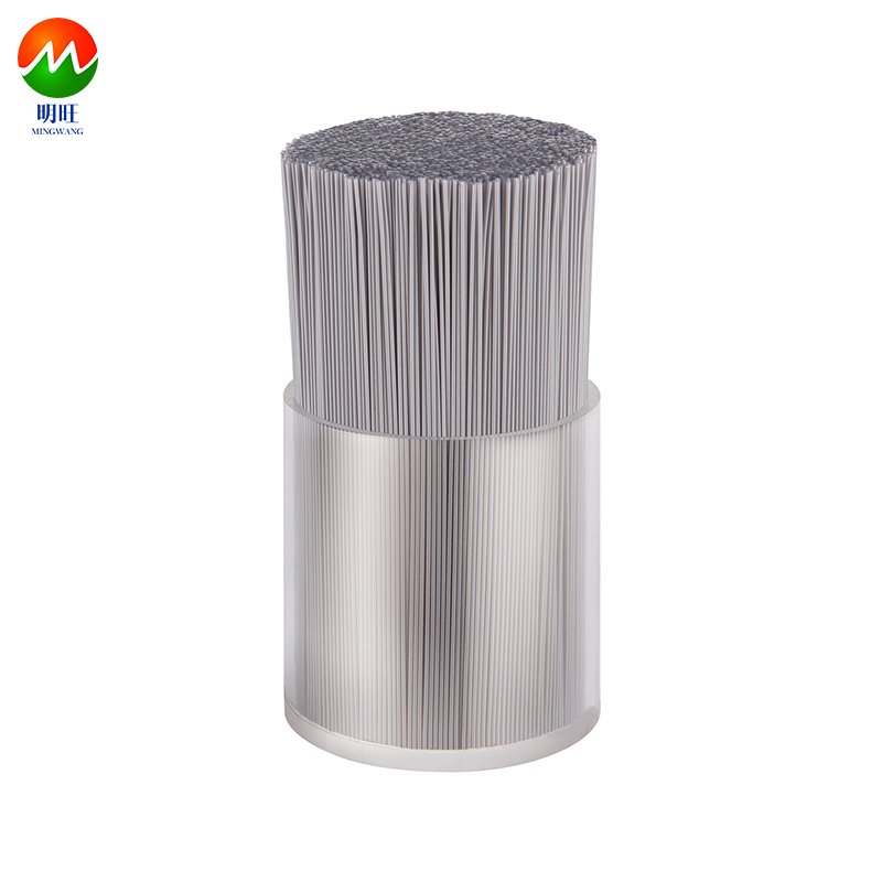 Waved Crimped Straight Flat Round Cross Synthetic Plastic Bristles Fiber Polyester PP Pet PBT Nylon PA Polyamide filament