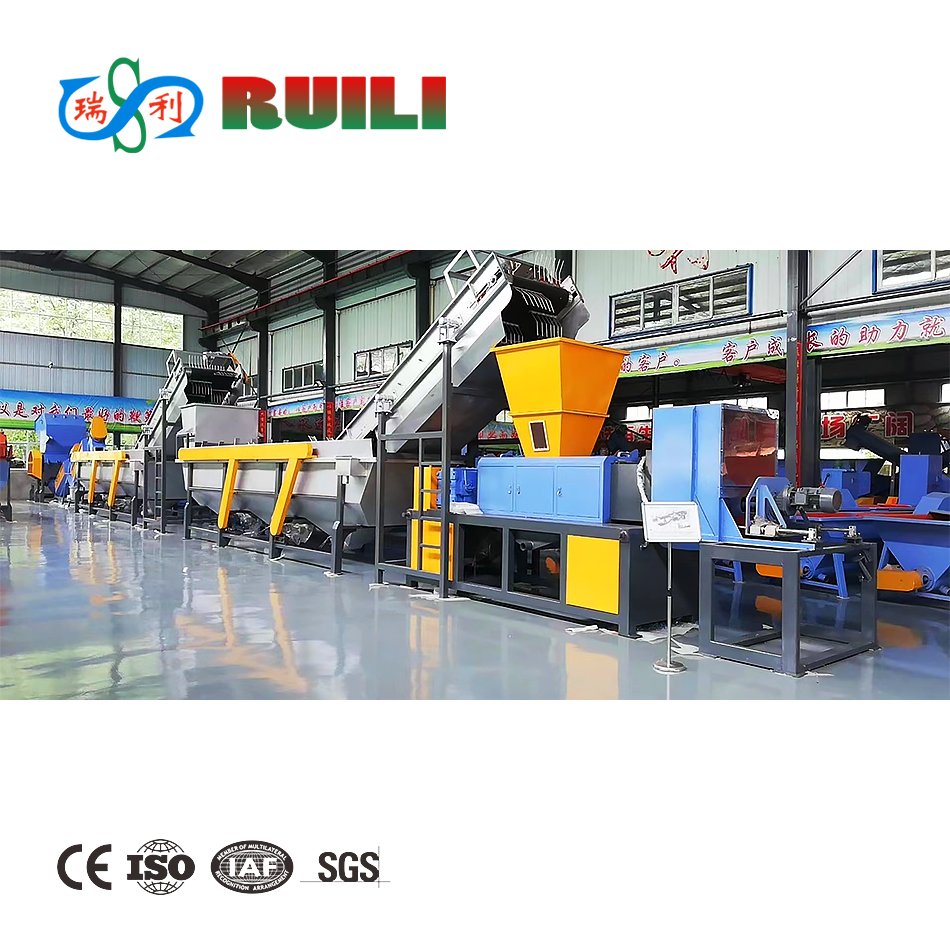 PP PE plastic recycling machine PP PE Film Woven Bag Scrap Recycling Crushing Washing Line Recyle Crusher Machine