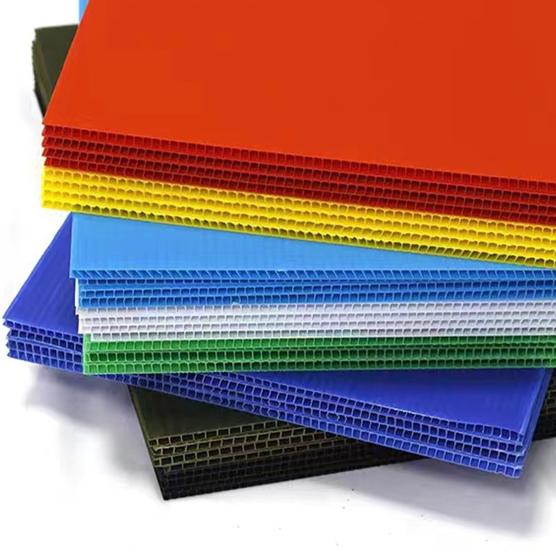 Wholesale Price Custom size PP Hollow Sheet Corflute Coroplast Polypropylene Sheet for advertising printing & floor protection
