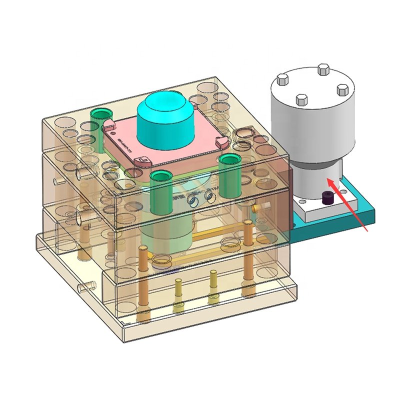 OEM Plastic Mould Design Threaded Screw Cover Plastic PP PC ABS Nylon Injection Molded Molding Parts
