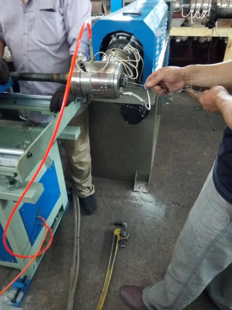 PE PVC Corrugated Pipe Making Machine Extruder
