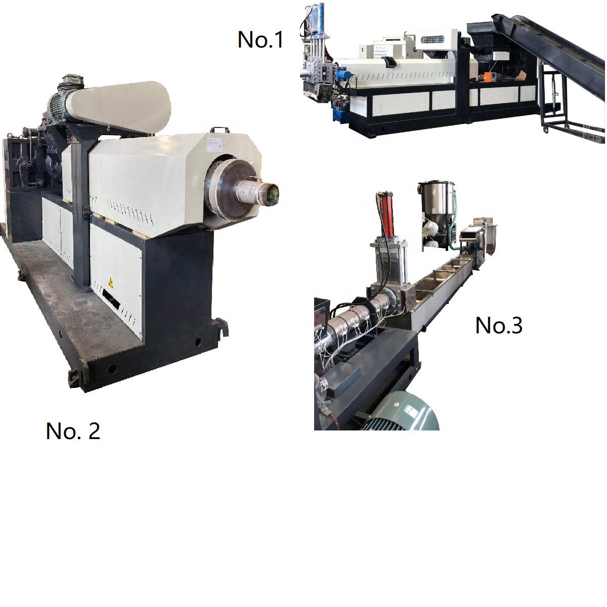 600 KG/H Wet PE/PP Film/Bag Plastic Recycling Machine Granulation Granulators Pelletizer Plastic Recycling Machine