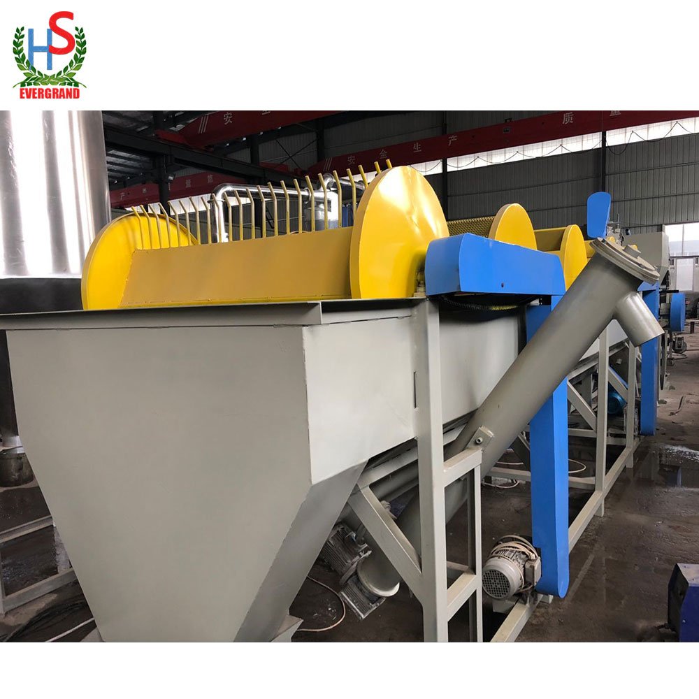 Agricultural Plastic film recycling line washing Equipment Plant / PP PE Waste film Bags recycling Machine