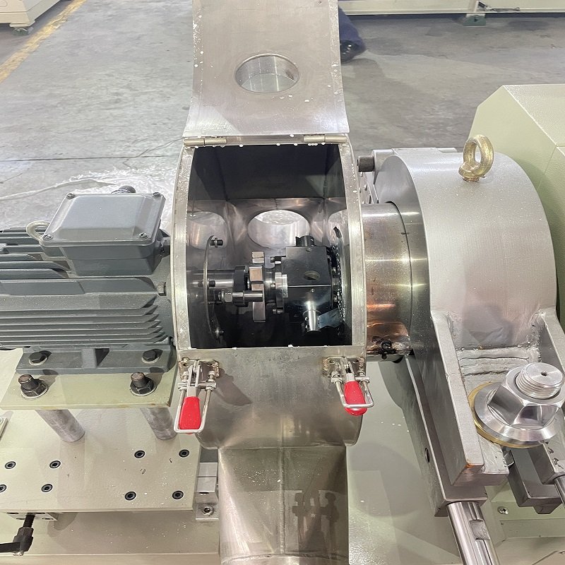 CF-45 Twin rolls granulator Single Screw extruder PP PE PVA masterbatch making machine
