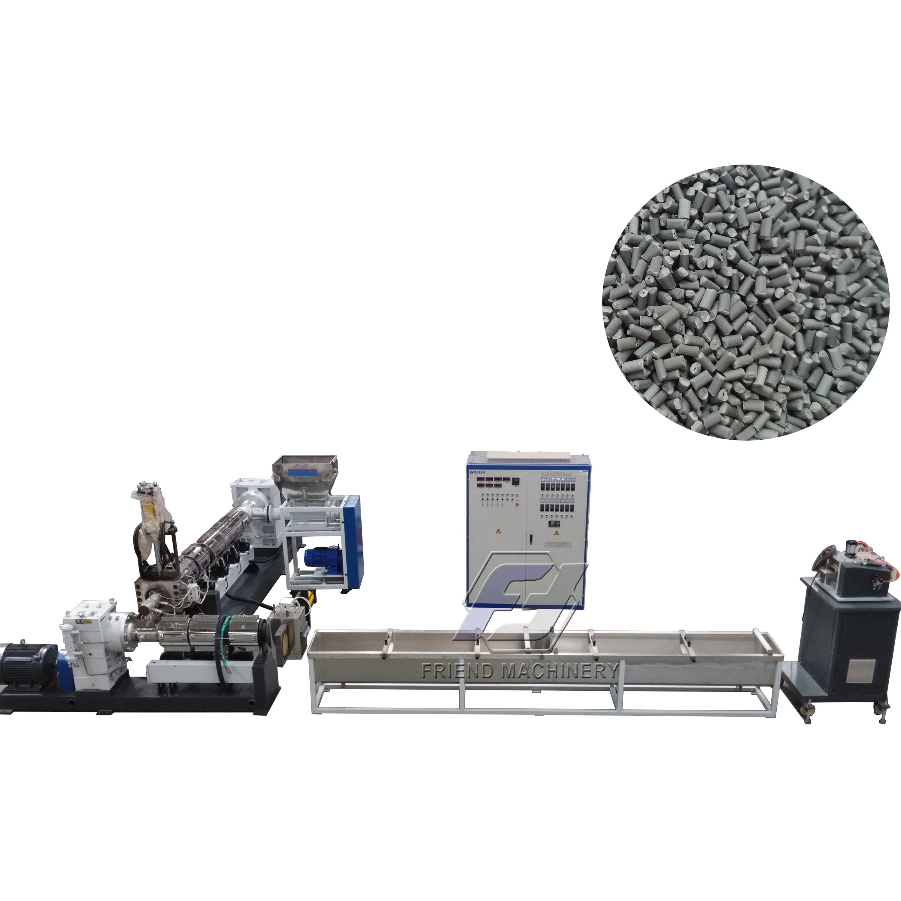 Single screw extruder machine / High quality plastic pellets extruder machine for PP PE