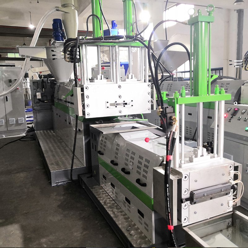 Lvhua Double Screw Waste PP PE PVC ABS Film Hard Plastic Resin Scrap Pelletizer Granulator Recycling Pelletizing Line Machine