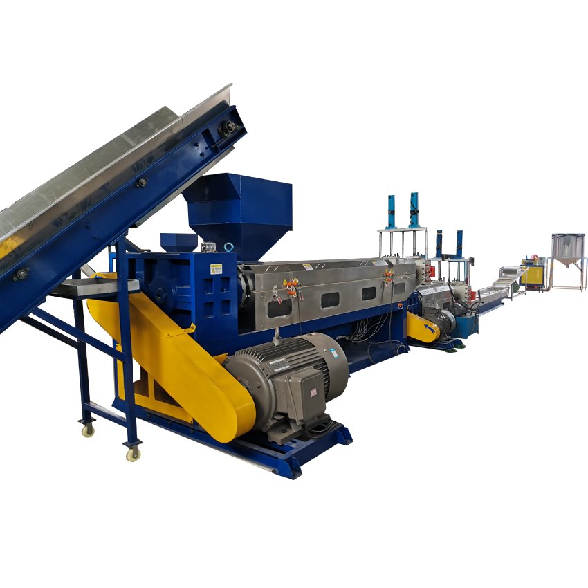 Automatic Waste Plastic Pp Pe Pellet Granules Particles Making Pelletizing Recycling Machine