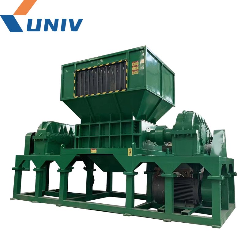 UNIV Waste Plastic PP PE Film Bags Crusher Shredder Machine Plastic Shredder Machine Woven Bag Shredding