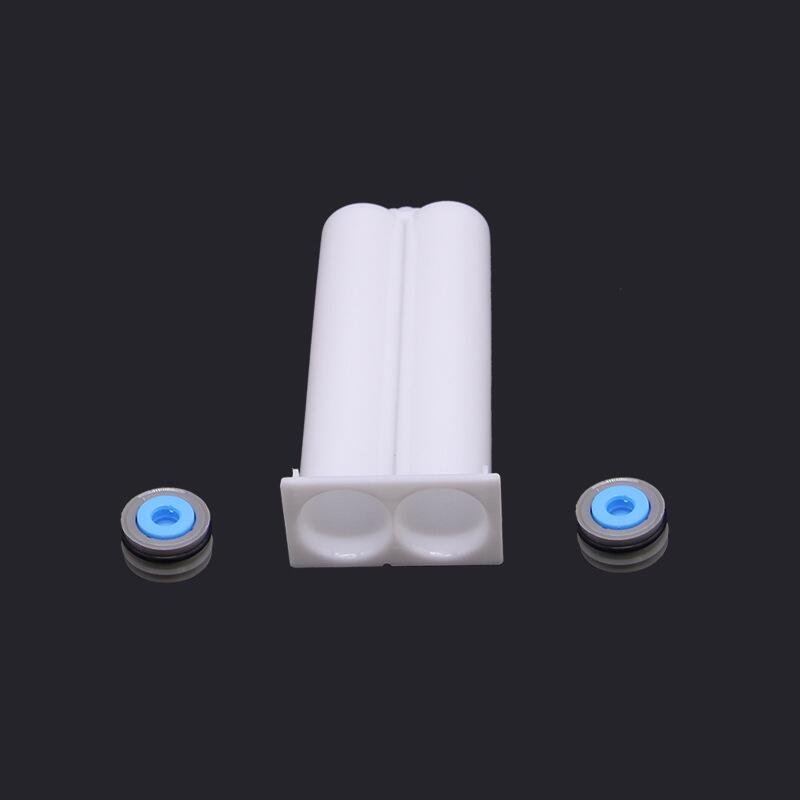 50ml 2k 1:1 B style ab glue dispensing syringe cartridge dual barrel tube PP HTT-50TC1-1B