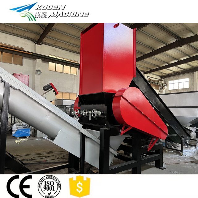 Kooen PE PP waste rigid plastic recycling machine film scrap washing line