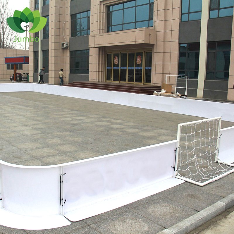 New Indoor And Outdoor Soccer Wall PP Good Weatherability High Performance Different Surface Effects Hockey Arena Fence