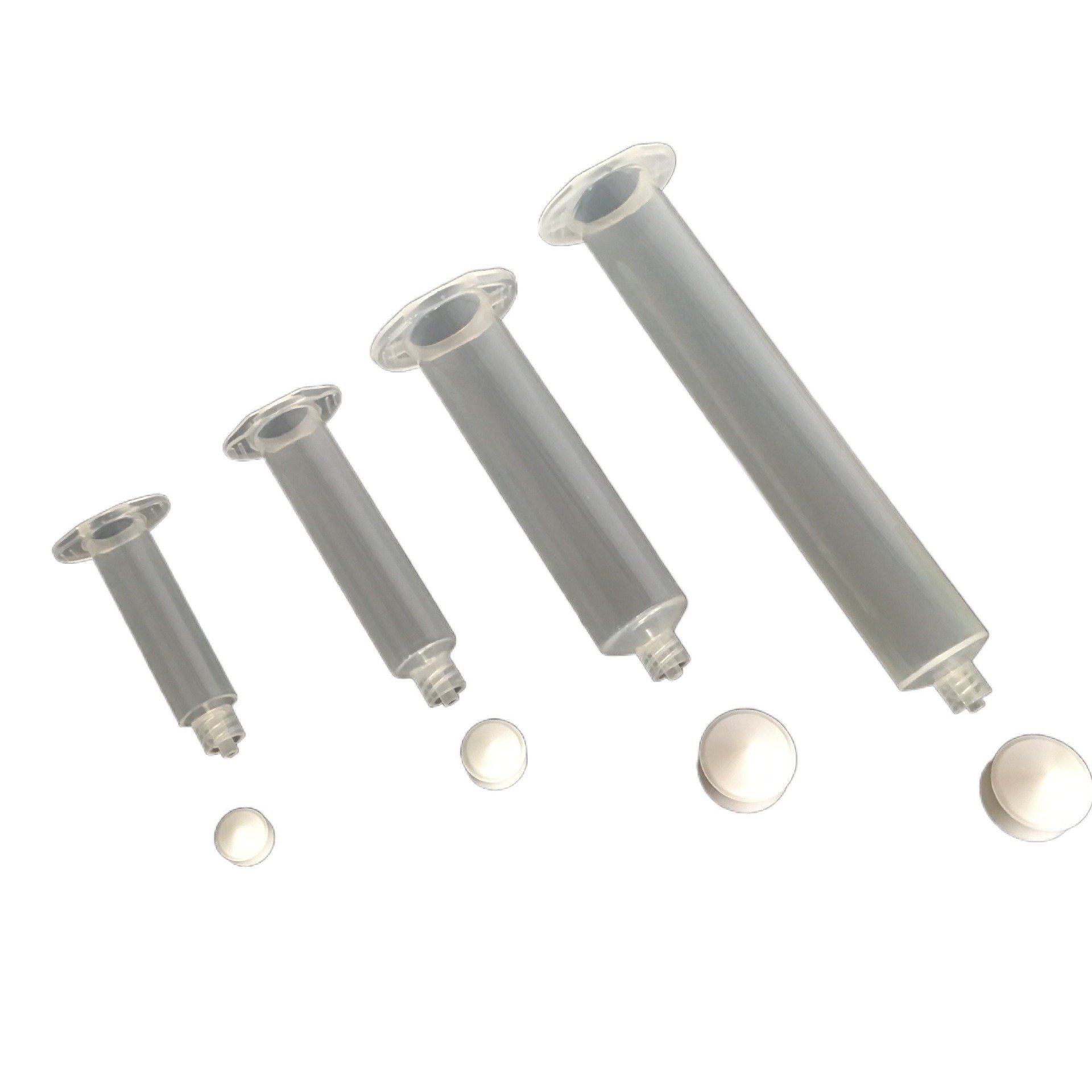 US Type transparent Liquid Glue Dispensing Barrels Plastic Syringes