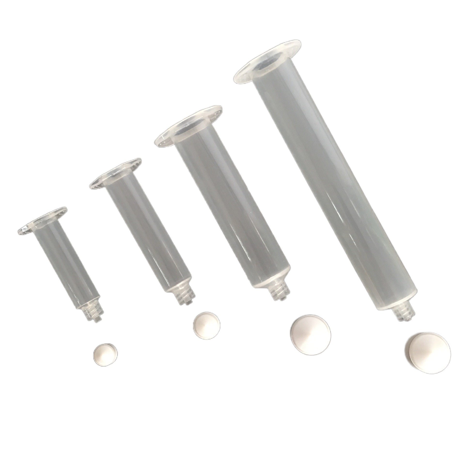 US Type transparent Liquid Glue Dispensing Barrels Plastic Syringes