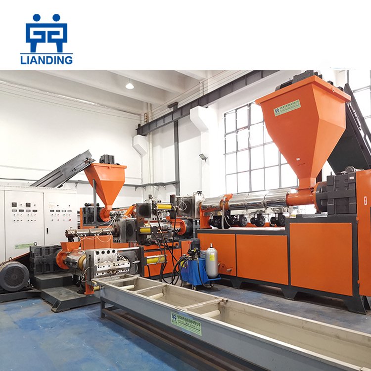 Multifunctional PE PP HDPE LDPE Films Bags Plastic Waste Recycling Granulators Pelletizing Machine