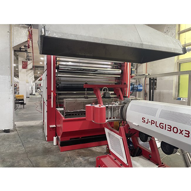 Automatic high speed wire-drawing-machine for making pp woven bag