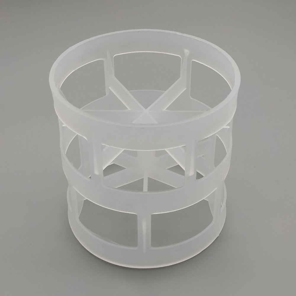 PP PVC CPVC PVDF Plastic pall ring packing for distillation tower filling